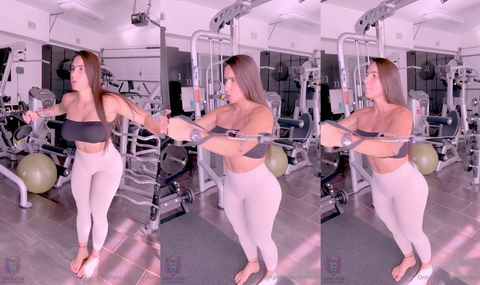 Yiny Leon Fucking In The Gym With Her Instructor