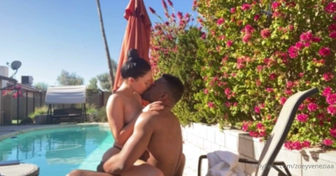 Zoeyisasiren Fucking Next To Pool
