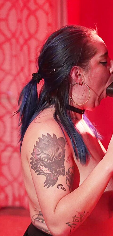 SemajXL - Ari Quinn Submissive Teen Slut BBC Throat Fuck Semaj - ManyVids - teen - bbc - interracial - blowjob - big dick - pov