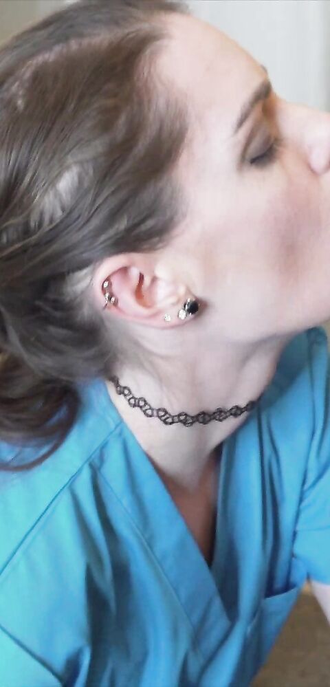 Aria Khaide - Aria Khaide, Sperm Extractor - ManyVids - blowjob - pov - big tits - big dick - tattoo - brunette