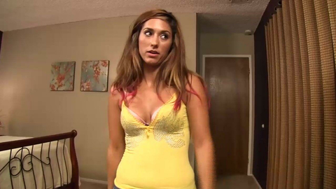 Adopted step-daughter crushes on her Step-Dad, then cranks his cock