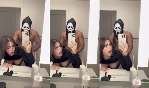 Angela Alvarez Doggy Mirror Scream Mask Porn Leaked Video