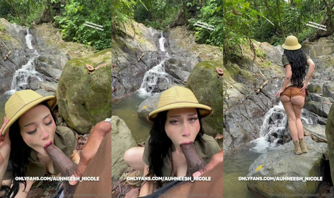 Auhneesh Nicole Outdoor SexTape Porn Video Leaked