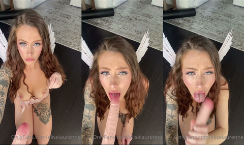 Elise Laurenne Nude Angel Lingerie Dildo Fuck