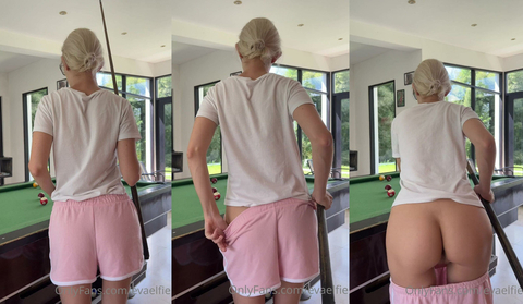 Eva Elfie Nude Ass Billiard Game