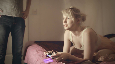 Gamer Brat Takes Daddy's Punishment