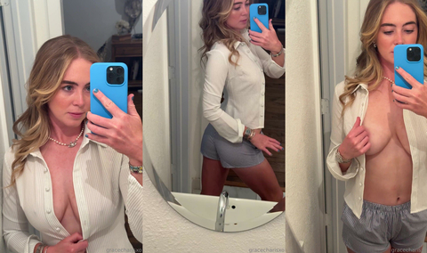 Grace Charis Nude Tits Mirror Tease Video Leaked