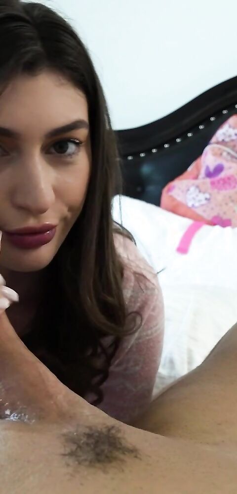 Mae Milano - Car for Pussy - SisLovesMe - SisLovesMe - pussy - pov - stepsister - teen - blowjob - stepbrother - brunette - curvy - facial