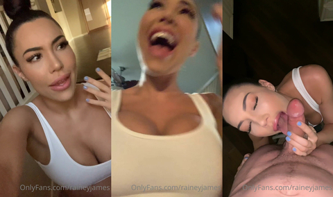 Rainey James Sloppy Blowjob BG Nude Tits Onlyfans Leaked Video