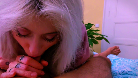 Sister helps her bro to cum