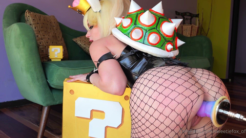 Sweetie Fox  MoonFleur Naughty Mario Fantasy BOWSETTE'S FUCKMACHINE
