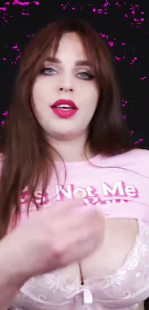 Tsarina Baltic - Glitch Aroma Goon - ManyVids - redhead - milf - dirty talk - big tits - jerk off instruction - femdom - mind fuck - solo - masturbation