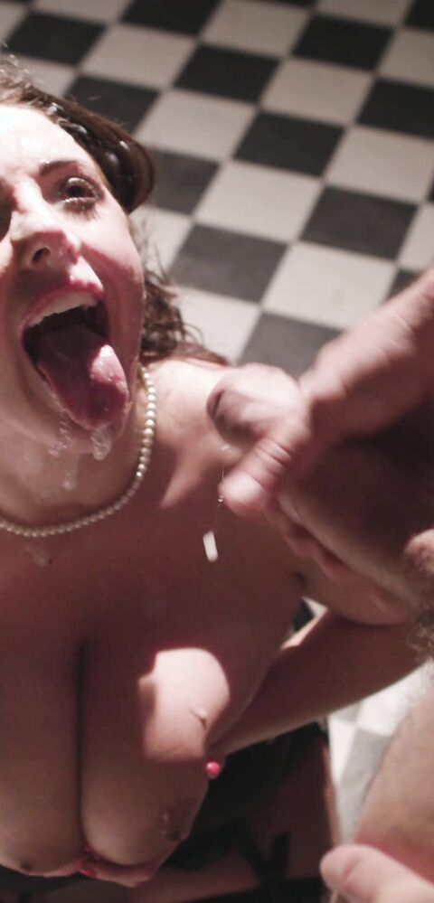 Angela White - Sirens - Deeper - Deeper - natural tits - teen - big dick - blowjob - deepthroat - brunette - facial - outdoor