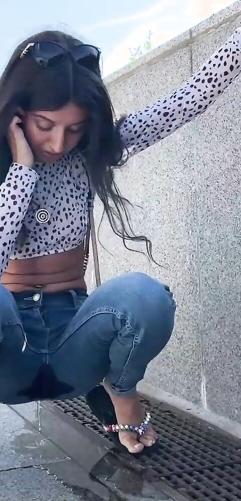 Katty West - Public Pee Wetting Jeans on Street - XVideosRed - public - piss - hardcore - pov - milf - big dick - big tits - brunette