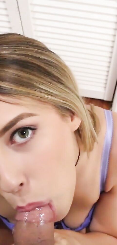 Kimber Lee - Giving My Repair Man a Tune-Up - KimberLeeLive - blonde - teen - natural tits - big tits - pov - blowjob