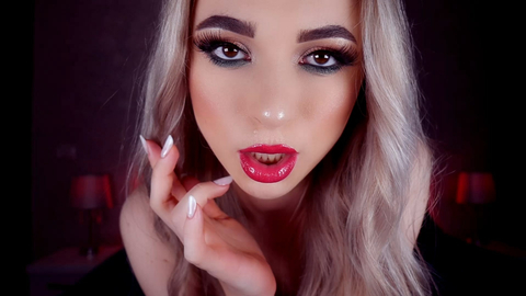 Miss Amellia Lick Your Sticky Cummies for Step Mommys Mouth