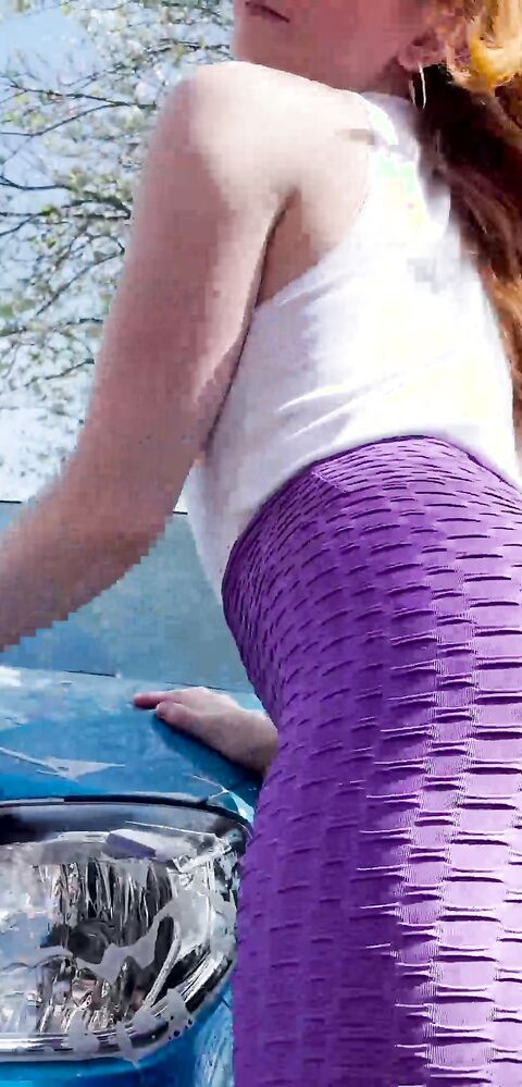 lolarosexxx - Boygirl car wash fucking - ManyVids - natural tits - teen - dirty talk - big ass