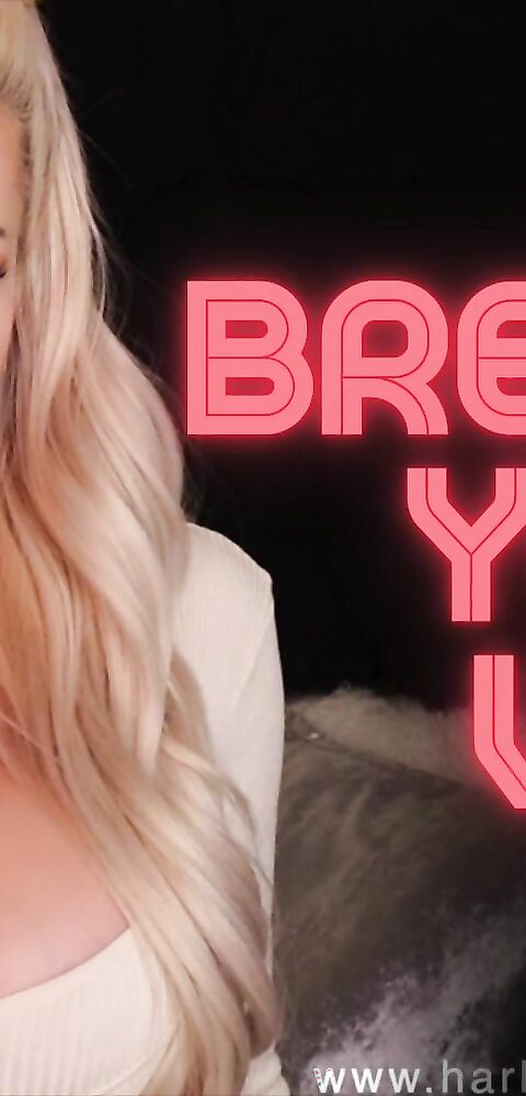 Goddess Harley LaVey - Breaking Your Will Joi - ManyVids - jerk off instruction - blonde - big tits - solo - virtualsex - gooning - fake tits - fetish - dirty talk