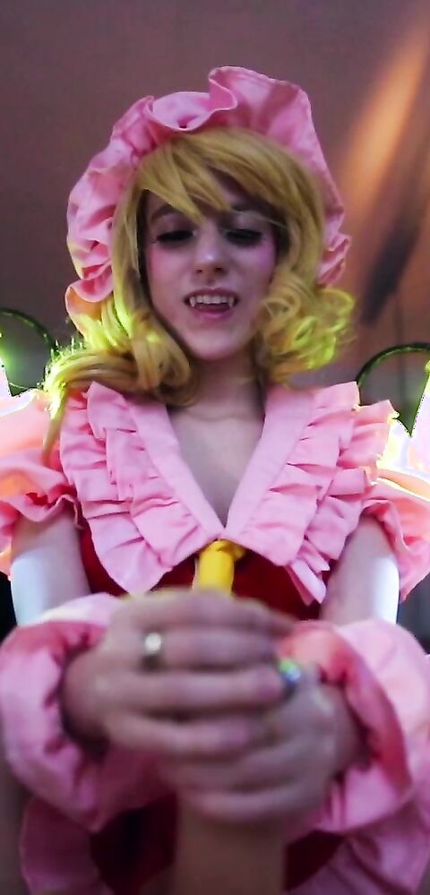 Lana Rain - Flandre Scarlet Of TOUHOU - POV Creampie - ManyVids - pov - creampie - cosplay - big tits - teen - fake tits - dirty talk