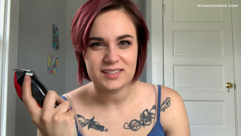 Nina Crowne StepMom Gives You a Buzzcut