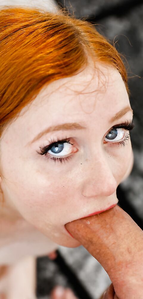 Scarlet Skies - Scarlet Skies Succulent Sucking Skills - Throated - Throated - dirty talk - blowjob - redhead - big dick - deepthroat - pov - hardcore