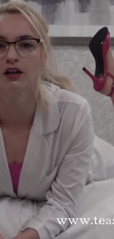 Mandy Marx - Release From Dr Marx - ManyVids - femdom - milf - blonde - dirty talk - fetish - hardcore - jerk off instruction - cum eating instructions - natural tits