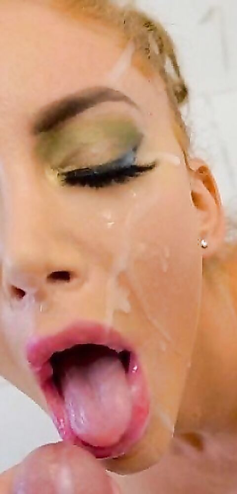 Nicolette Shea - The Big Facial - 2Drops - 2Drops - facial - pov - fetish - big dick - blowjob