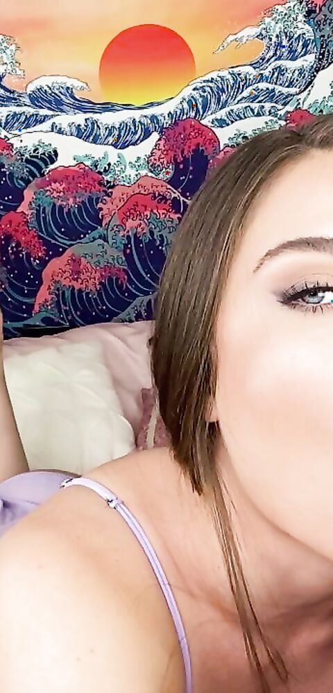 MeganMarxxx - Small Teen Vs Gigantic Cock - ManyVids - teen - small tits - pov - brunette - natural tits