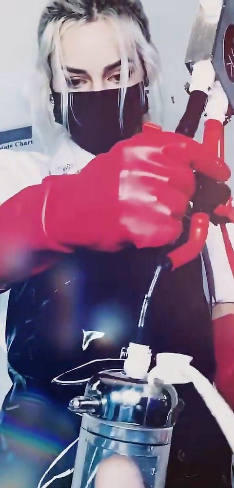 Mistress Euryale - Chastity milking release - ManyVids - femdom - fetish - dirty talk - blonde - gooning - latex