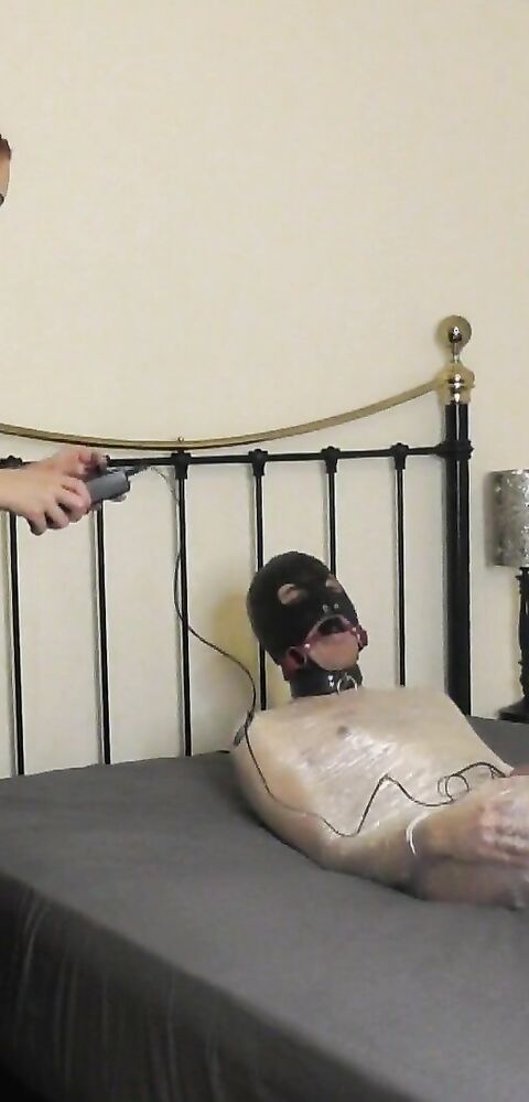 Ruby Onyx - Saran WrapCling Film Bondage w E Stim - ManyVids - bondage - milf - femdom - devot - fetish - hardcore - big tits - tattoo - pov