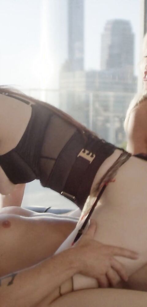 Maitland Ward and Bridgette B - Mistress Maitland 2 Overtaken - Deeper - Deeper - threesome - blonde - redhead - tits - blowjob - pussy - deepthroat - facial - bdsm