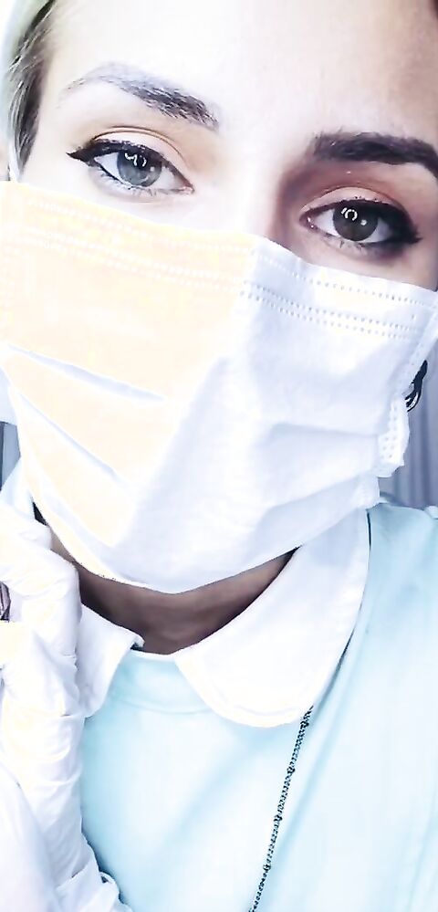 Mistress Euryale - Clinic Cum Slut - ManyVids - femdom - fetish - dirty talk - blonde - gooning - latex