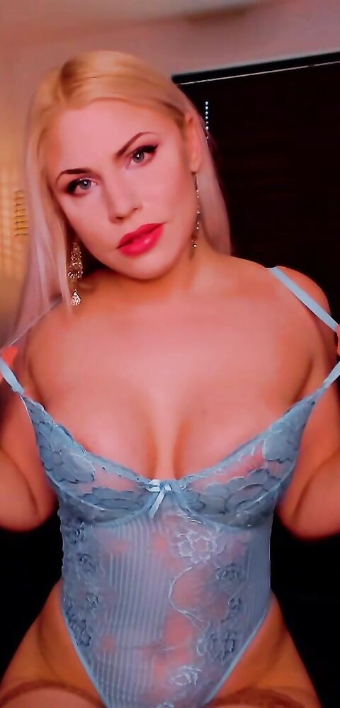 Goddess Blonde Kitty - Mystery Clip - ManyVids - blonde - milf - femdom - solo - dirty talk - big tits - fetish - virtualsex - jerk off instruction