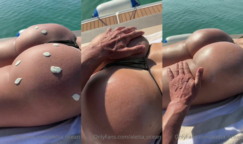 Aletta Ocean’s Sunbathing Turns Into A Dick-Sucking Session
