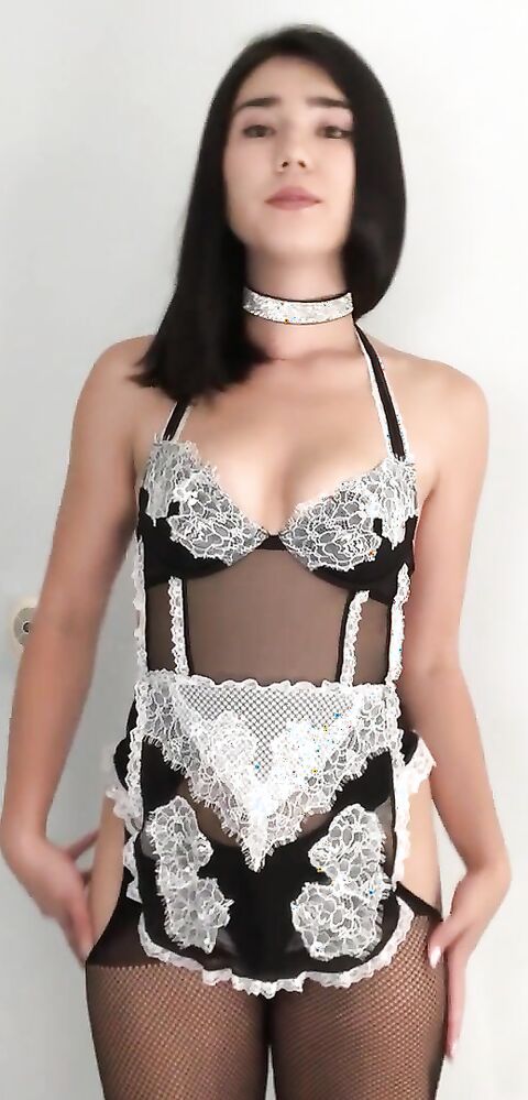 Princess Miki - You're A Sissy, Wishing You Were Wearing This Maid Outfit - ManyVids - milf - femdom - asian - brunette - natural tits - dirty talk - pov - solo - fetish