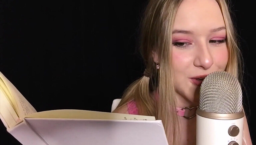 Diddly ASMR - Reading my University Notebook