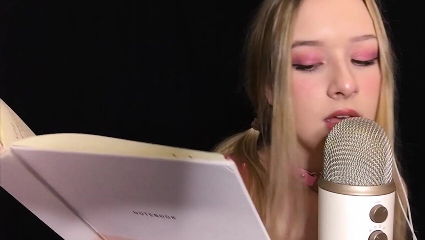 Diddly ASMR - Reading my University Notebook