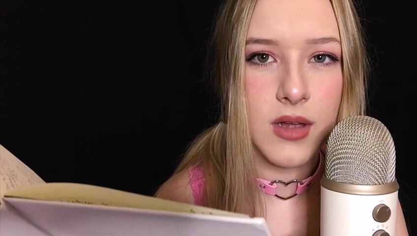 Diddly ASMR - Reading my University Notebook