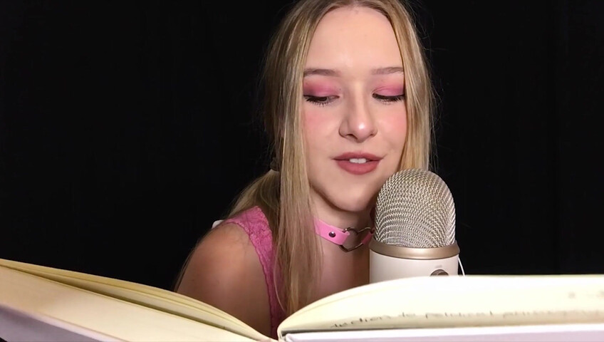 Diddly ASMR - Reading my University Notebook