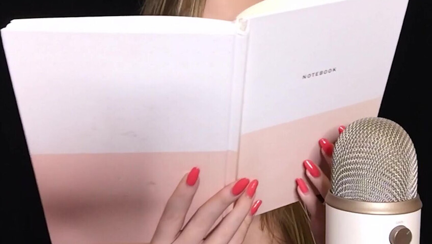 Diddly ASMR - Reading my University Notebook