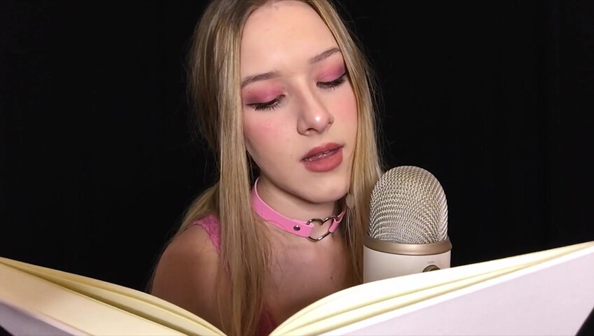 Diddly ASMR - Reading my University Notebook