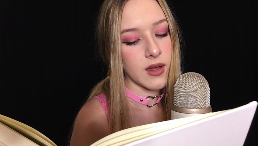 Diddly ASMR - Reading my University Notebook