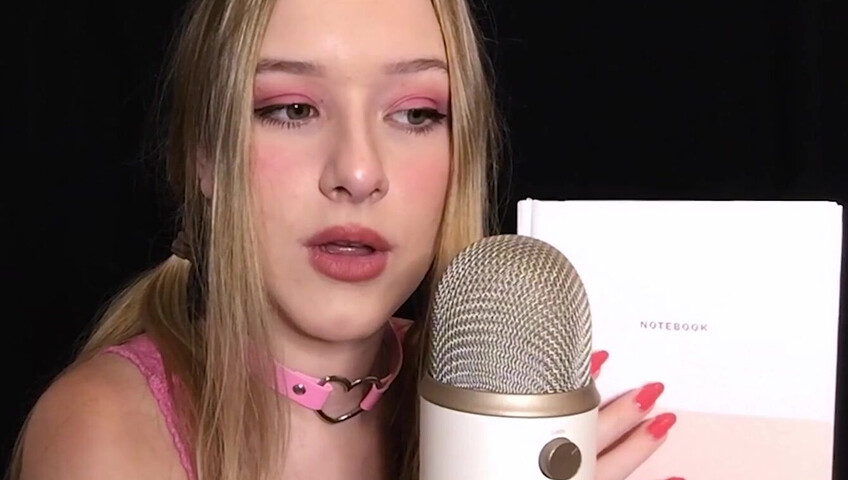 Diddly ASMR - Reading my University Notebook