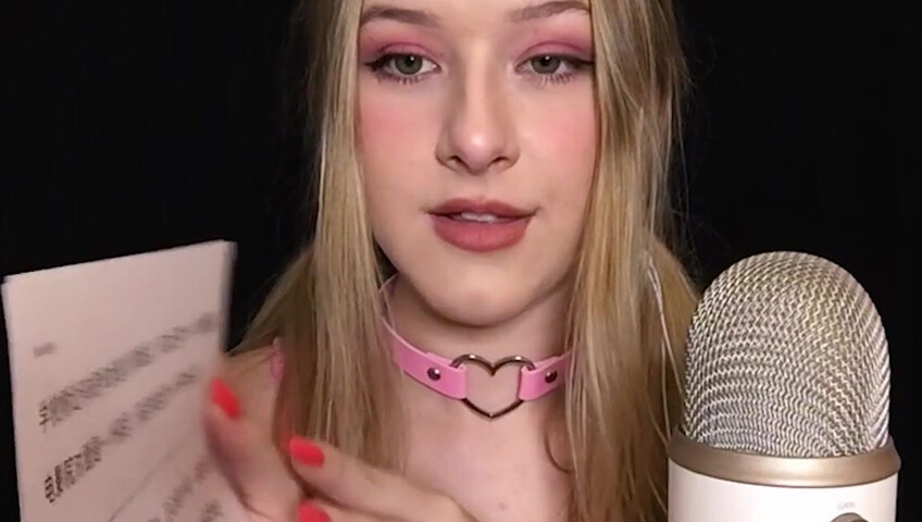 Diddly ASMR - Reading my University Notebook