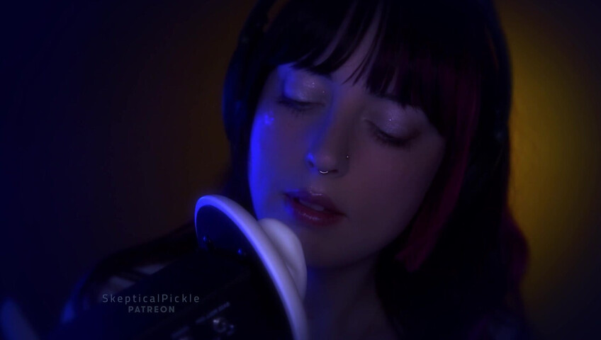 SkepticalPickle ASMR - Deep Slow Ear Blowing & Wet Mouth Sounds