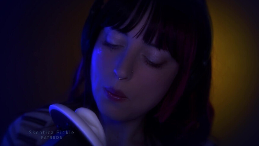 SkepticalPickle ASMR - Deep Slow Ear Blowing & Wet Mouth Sounds