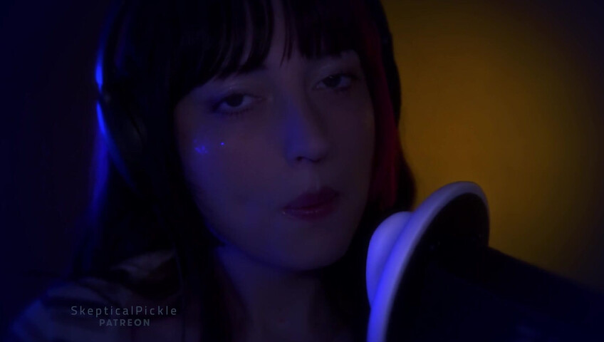 SkepticalPickle ASMR - Deep Slow Ear Blowing & Wet Mouth Sounds