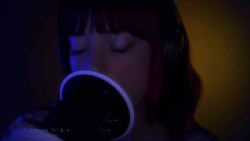 SkepticalPickle ASMR - Deep Slow Ear Blowing & Wet Mouth Sounds