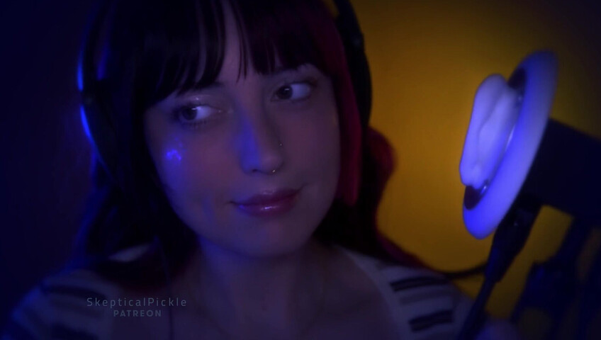 SkepticalPickle ASMR - Deep Slow Ear Blowing & Wet Mouth Sounds