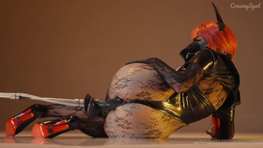 Creamy Spot - Makima Mask CREAMPIED by Fuck Machine